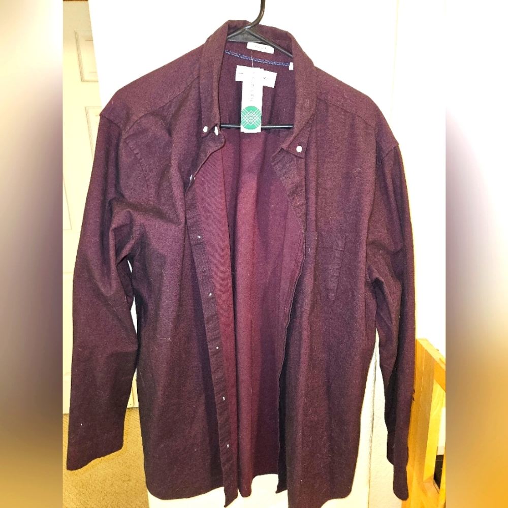 Hawker Rye Men's long sleeve stretch oxford in XL